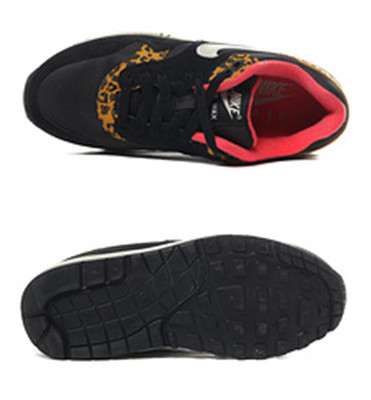 Nike Air Max 87 Mens et chaussures des femmes or noir